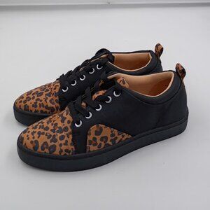 Journee Collection, Kyndra Sneaker, Leopard Print, Women's Size 6